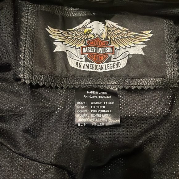Men’s Harley-Davidson Leather Riding Jacket - Picture 3 of 7